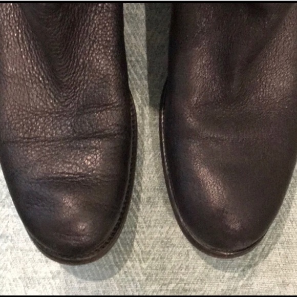 Prada logo black leather boots - Picture 6 of 6